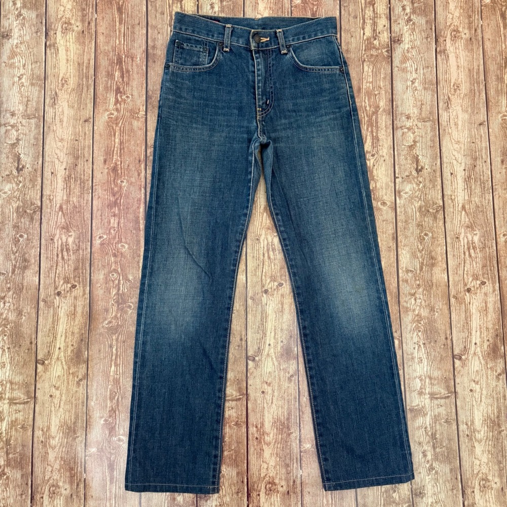 Edwin Miss 503ZZ Straight Leg Jeans Medium Wash Blue Made in Japan Size 28x28